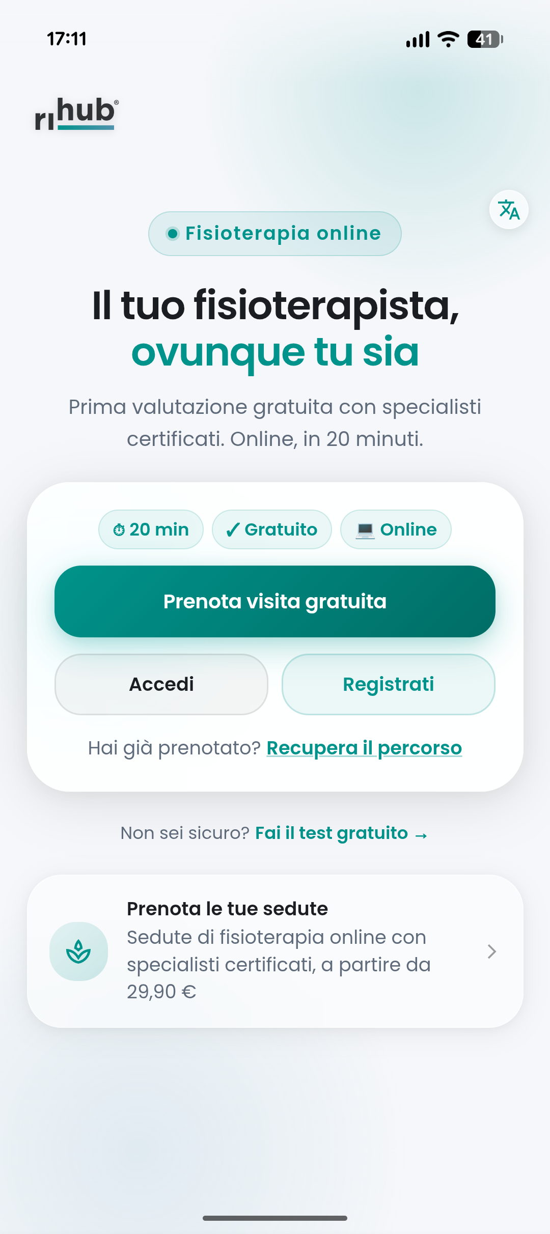 App Ri-Hub - Home