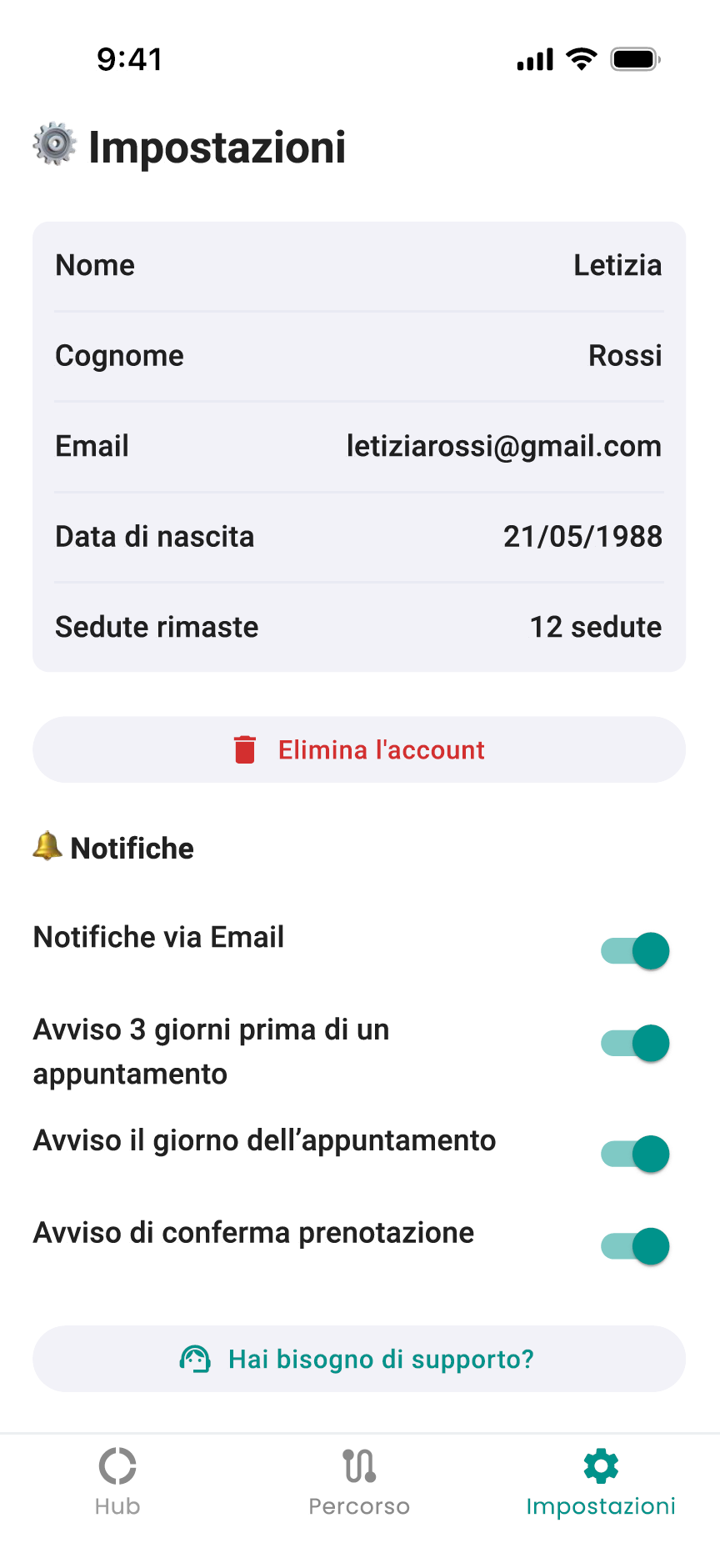 Prenotazione